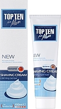 Крем для гоління "Dynamic" - Top Ten For Men Shaving Cream — фото N2