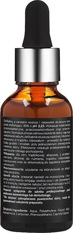 Азелаїнова кислота 30% - APIS Professional Glyco TerApis Azelaic Acid 30% — фото N2