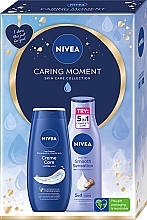 Набір - NIVEA Caring Moment (sh/gel/250ml + b/milk/250ml) — фото N1