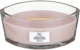 Ароматическая свеча - Woodwick Sea Salt & Vanilla Ellipse Scented Candle — фото N2