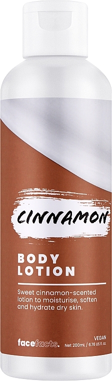 Лосьйон для тіла "Кориця" - Face Facts Body Lotion Cinnamon — фото N1