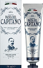 Отбеливающая зубная паста - Pasta Del Capitano Whitening Baking Soda — фото N2