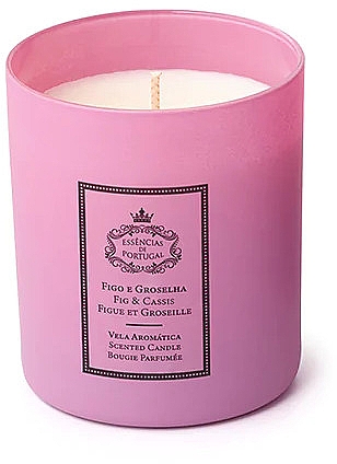 Ароматическая свеча "Инжир и смородина" - Essencias De Portugal Fig & Cassis Scented Candle — фото N1