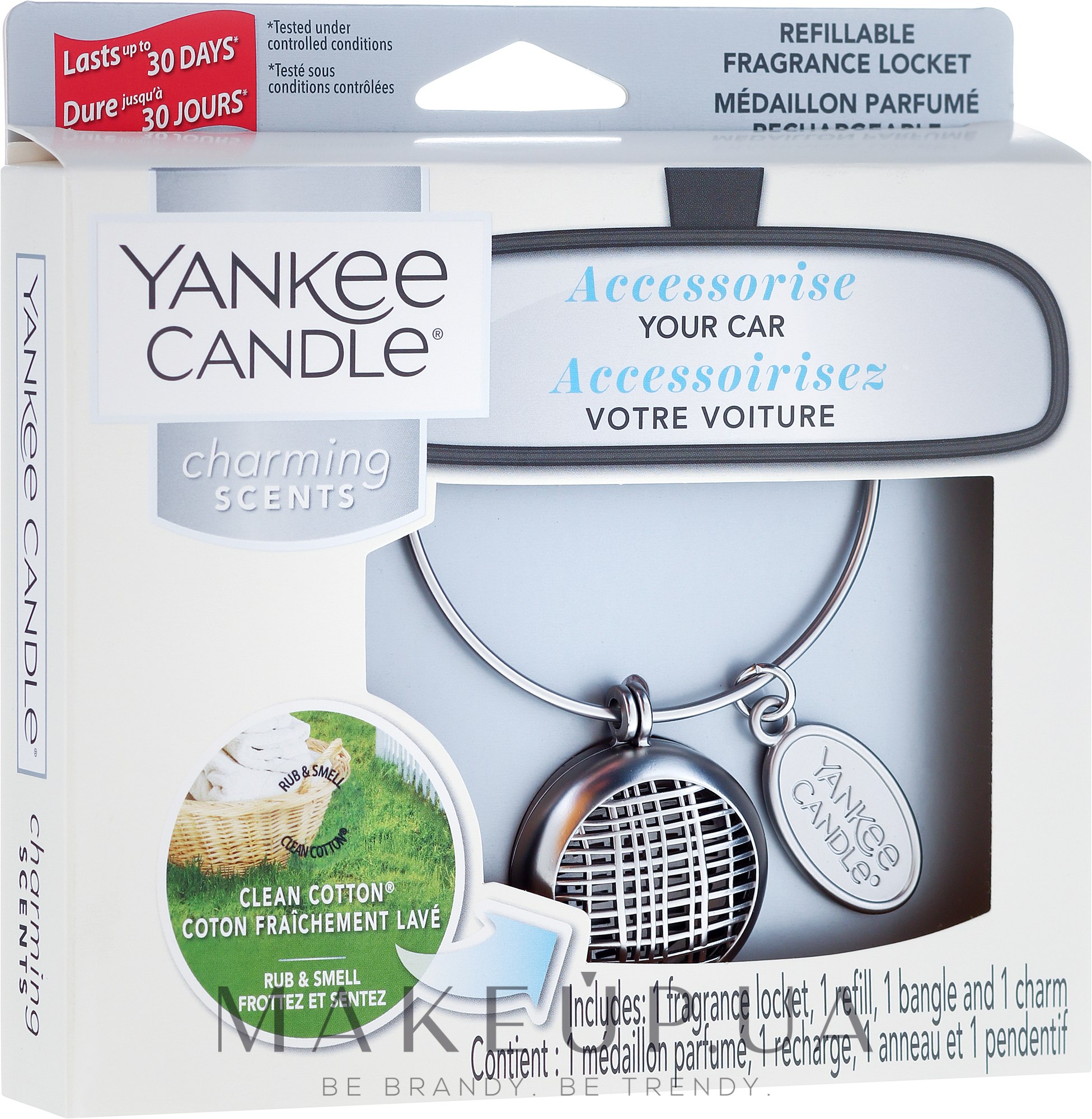 3 Yankee Candle Charming Scents Use With Locket Balsam Cedar 1 Fragrance Refill 