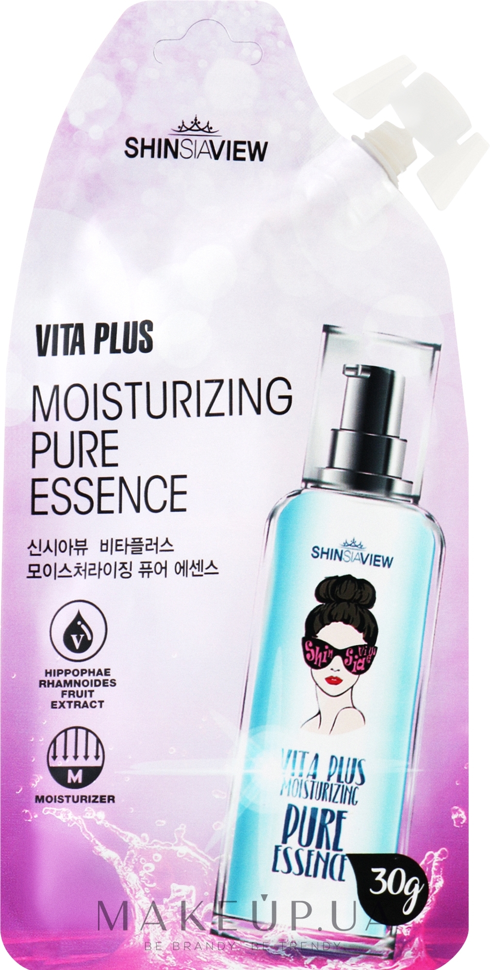 Зволожувальна сироватка для обличчя - Shinsiaview Vita Plus Moisturizing Pure Essence — фото 30g