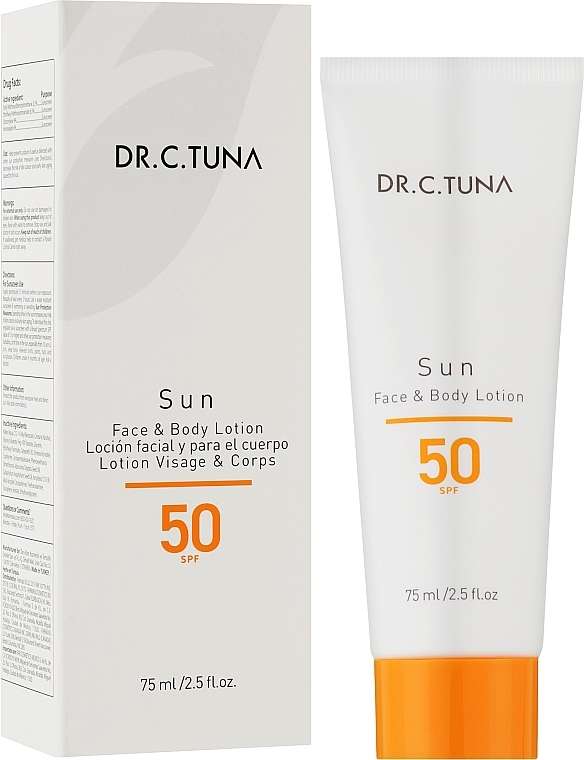 Солнцезащитный лосьон - Farmasi Dr. C. Tuna Face & Body Sun Lotion SPF50 — фото N4