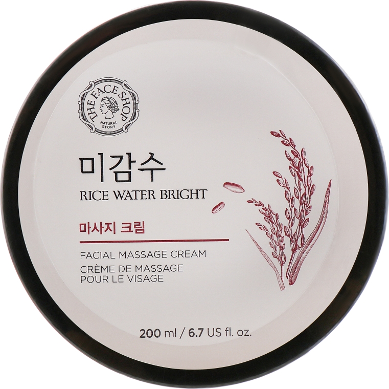 Массажный крем для лица с экстрактом риса - The Face Shop Rice Water Bright Massage Cream