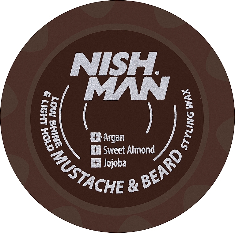 Бальзам для укладання бороди й вусів - Nishman Beard & Mustache Styling Balm — фото N1