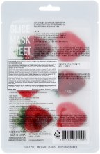 ПОДАРУНОК! Маска-слайс для обличчя "Полуниця" - Kocostar Slice Mask Sheet Strawberry — фото N2