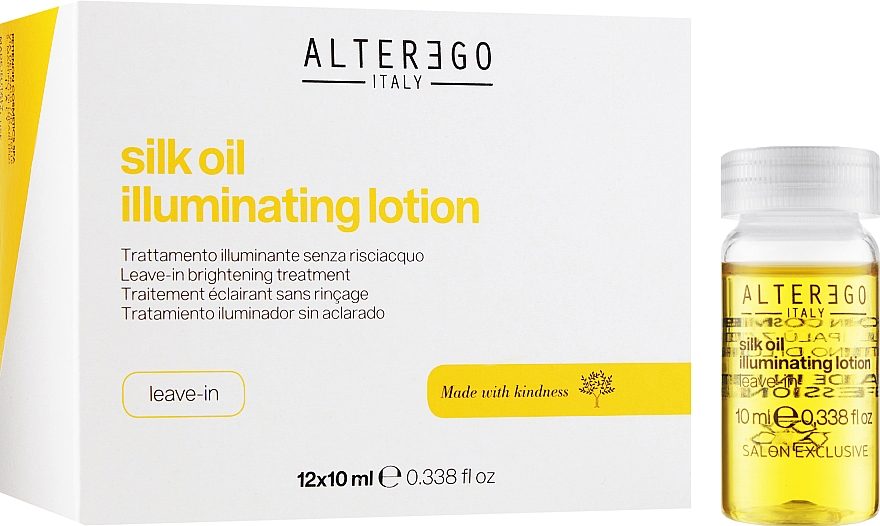 Відновлювальний лосьйон з шовкової олії - Alter Ego Silk Oil Illuminating Treatment — фото N2