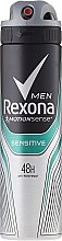 Духи, Парфюмерия, косметика Дезодорант-спрей для мужчин "Sensitive" - Rexona Deodorant Spray