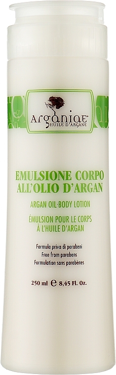 Зволожувальний лосьйон для тіла та масажу з аргановою олією - Arganiae Oil Body Lotion — фото N1