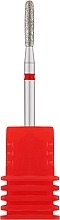 Парфумерія, косметика Фреза алмазна "Куля" 244 023R, діаметр 2,3 мм, червона - Nail Drill