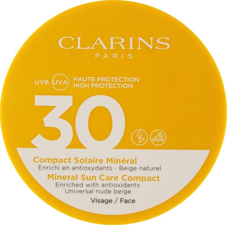 Солнцезащитный флюид для лица с легким тоном SPF 30 - Clarins Mineral Sun Care Compact — фото N1
