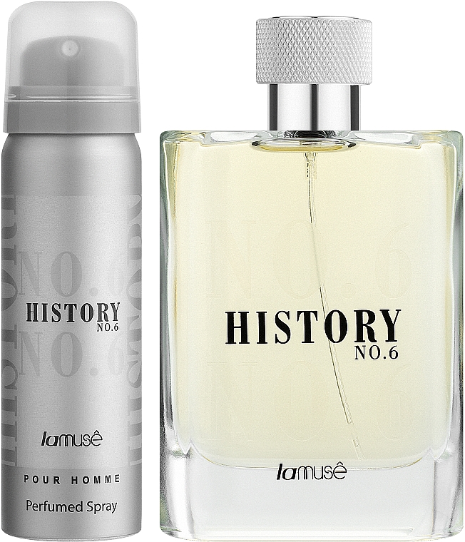 Lattafa Perfumes La Muse History №6 - Набор (edp/100ml + deo/50ml) — фото N2