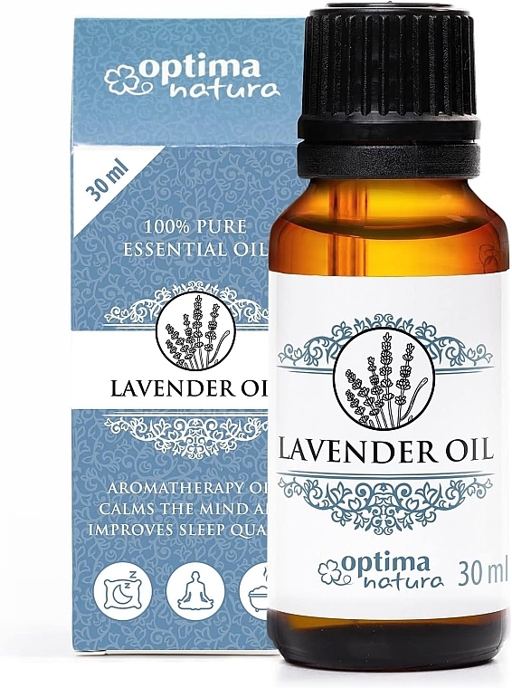 Ефірна олія лавандова - Optima Natura 100% Natural Essential Oil Lavender — фото N2