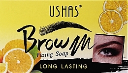 Фіксувальне мило для брів, лимон - Ushas Brow Fixing Soap Long Lasting — фото N2