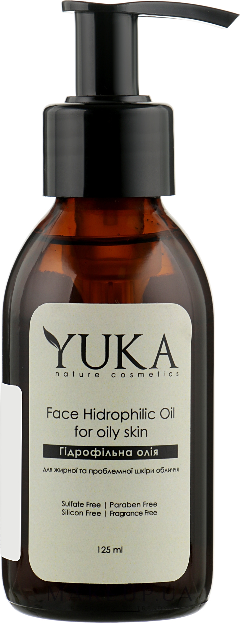 Гідрофільна олія для жирної й проблемної шкіри обличчя - Yuka Face Hidrophilic Oil — фото 125ml