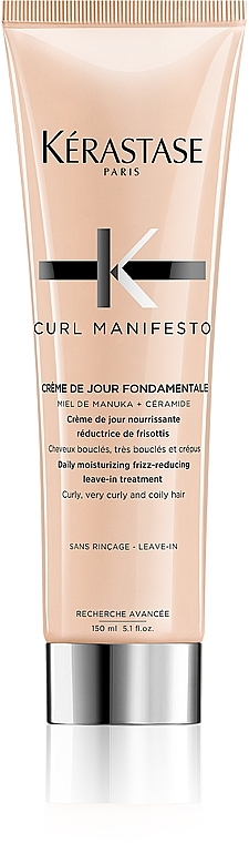 Зволожувальний повсякденний крем для контролю локонів кучерявого волосся - Kerastase Curl Manifesto Creme de Jour Fondamentale