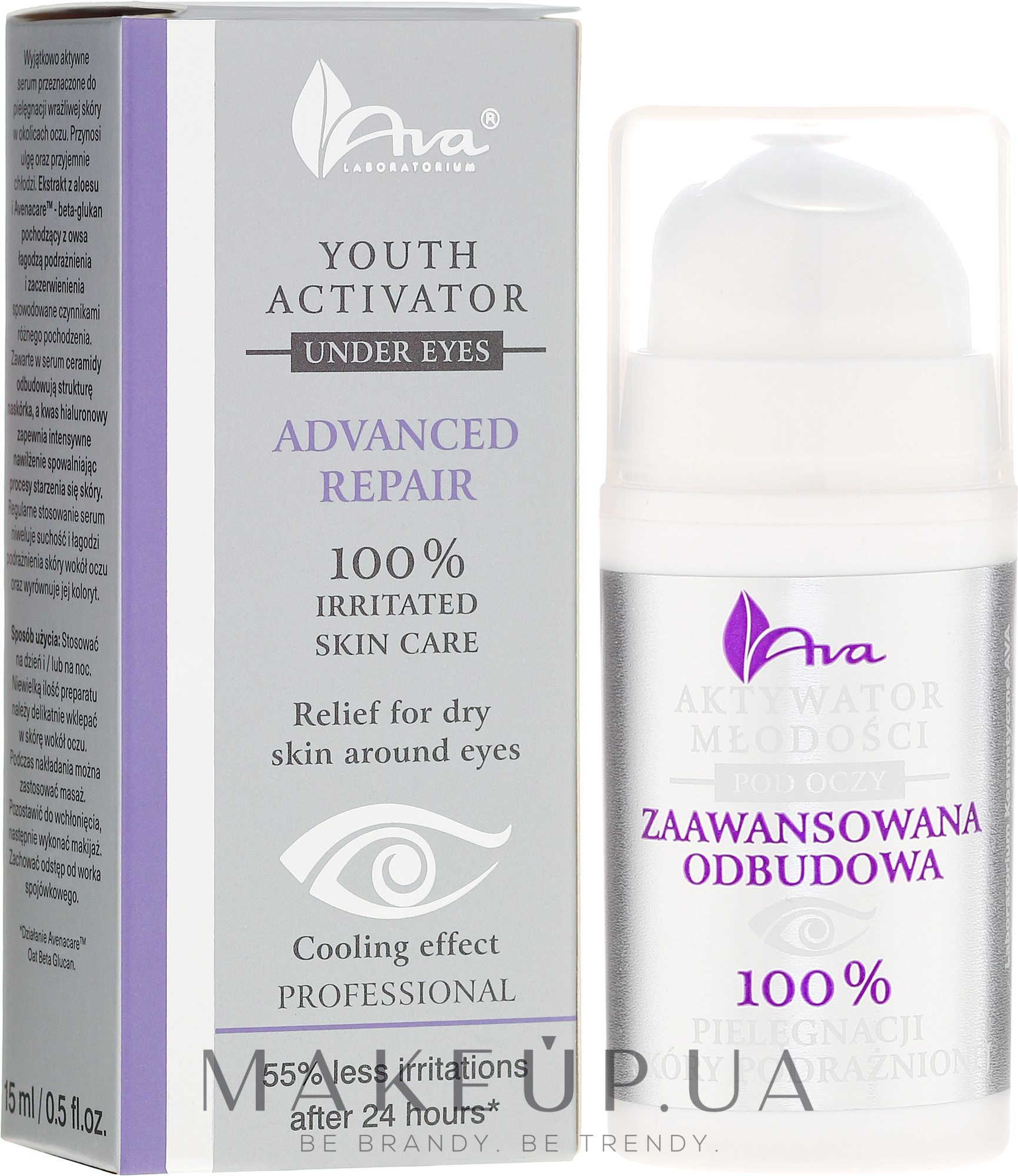 Сыворотка вокруг глаз для чувствительной кожи с успокаивающим эффектом - Ava Laboratorium Youth Activators Under Eyes Serum — фото 15ml