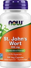 Дієтична добавка "Екстракт звіробою", 300 мг, 100 капсул - Now Foods St. Johns Wort — фото N1
