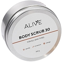 Скраб для ексфоліації та антицелюлітного ефекту - ALIVE Cosmetics Body Scrub 30 — фото N2