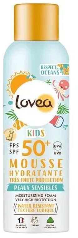 Сонцезахисна пінка для дітей - Lovea Kids SPF 50+ Moisturizing Foam — фото N1