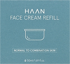 Парфумерія, косметика Зволожувальний крем для обличчя з гіалуроновою кислотою - HAAN Hyaluronic Face Cream Normal to Combination Skin Refill (змінний блок)
