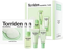 Парфумерія, косметика Набір - Torriden Balanceful Skin Care Trial Kit (serum/10ml + cr/20ml + gel/30ml + pad/6szt)