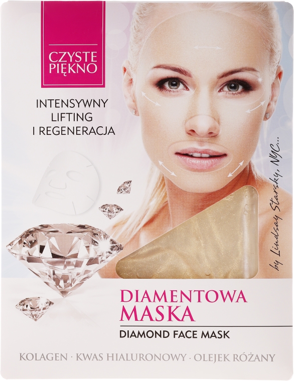 Маска для обличчя "Діамантова" - Czyste Piekno Diamond Face Mask — фото N1