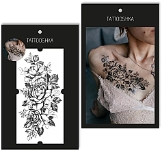 Временное тату "Розы полу-рукав" - Tattooshka — фото N1