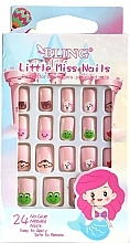 Накладні нігті для дітей, 24 шт. - Bling Little Miss Nails — фото N2