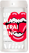 Духи, Парфюмерия, косметика УЦЕНКА Маска для губ восстанавливающая - Petite Amie Miint Repairing Lip Mask Hey! *
