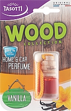 Автомобильный ароматизатор "Vanilla" - Tasotti Wood — фото N1