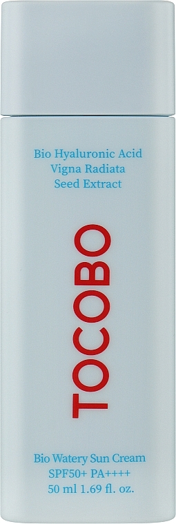 Зволожувальне сонцезахисне крем-молочко - Tocobo Bio Watery Sun Cream SPF50+ PA++++