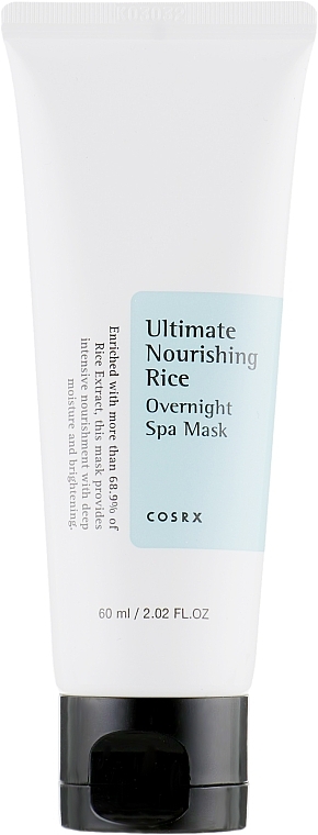 УЦЕНКА Ночная питательная спа-маска для лица с экстрактом риса - Cosrx Ultimate Nourishing Rice Overnight Spa Mask * — фото N2