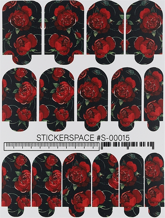 Дизайнерські наклейки для нігтів "Wraps S-00015" - StickersSpace — фото N1