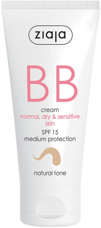 BB-крем - Ziaja Active Natural Tone BB-Cream SPF15 — фото N1