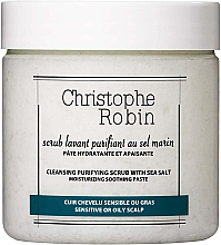 Скраб для шкіри голови й волосся з морською сіллю - Christophe Robin Cleansing Purifying Scrub With Sea Salt — фото N1