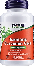 Натуральная добавка Куркумин, 60 шт - Now Foods Curcumin — фото N1