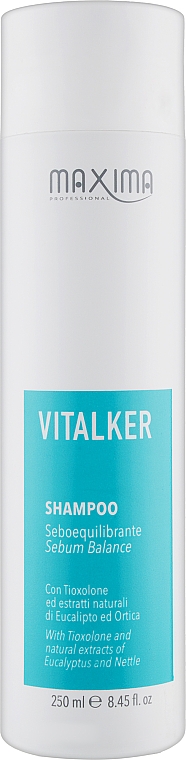 Шампунь для жирных волос - Maxima Vitalker Shampoo Antigrasso — фото N1