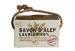 Парфумерія, косметика Мило алеппське з лавровою олією 40 % - Tade Aleppo Laurel Soap 40%