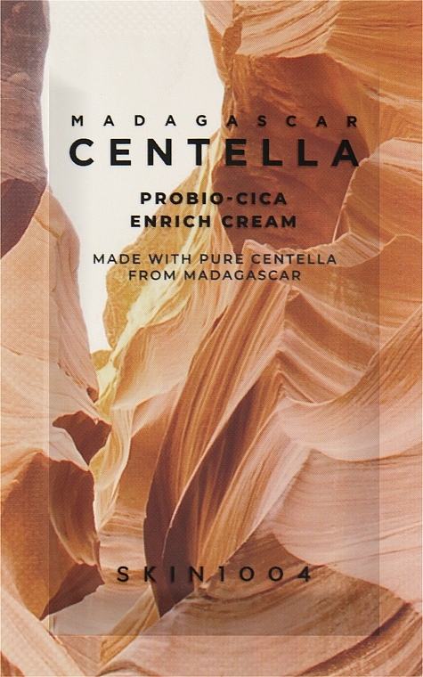 Обогащающий крем для лица - Skin1004 Madagascar Centella Probio-Cica Enrich Cream (пробник) — фото N1