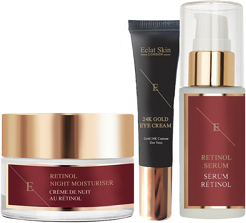 Набор - Eclat Skin London Pro-Retinol Excellence Set (cr/50ml + eye/cr15ml + ser/30ml) — фото N1