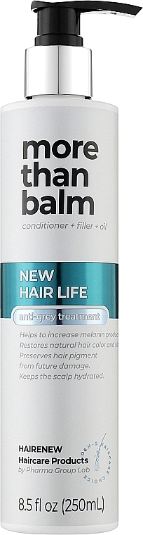 Бальзам для волосся "Ультразахист від сивини" - Hairenew New Hair Life Balm Hair — фото N2
