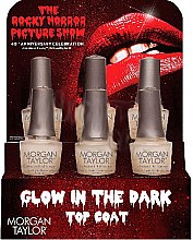 Парфумерія, косметика Набір верхніх покриттів - Morgan Taylor Glow In The Dark Top Coat (6x15ml)