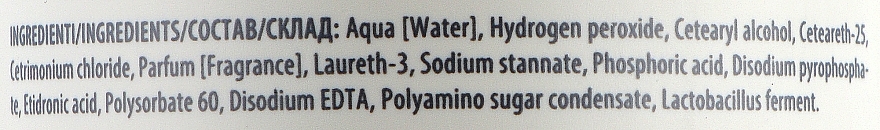 Окислювач крем-емульсія 12 % - Dott. Solari Oxydant — фото N4