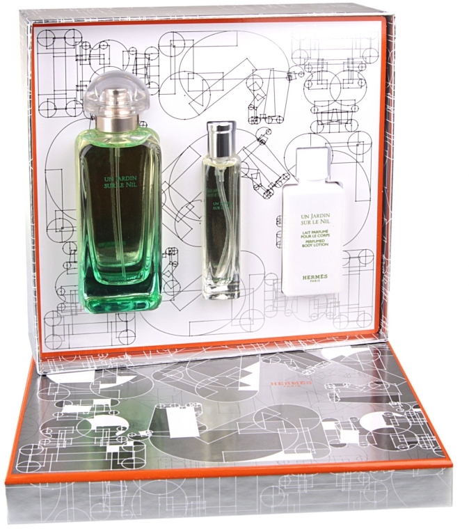 Hermes Un Jardin sur le Nil - Набір (edt 100 + 15 edt + b/l 40)