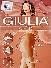 Парфумерія, косметика Колготки для жінок "Slim" 20 den, caramel - Giulia