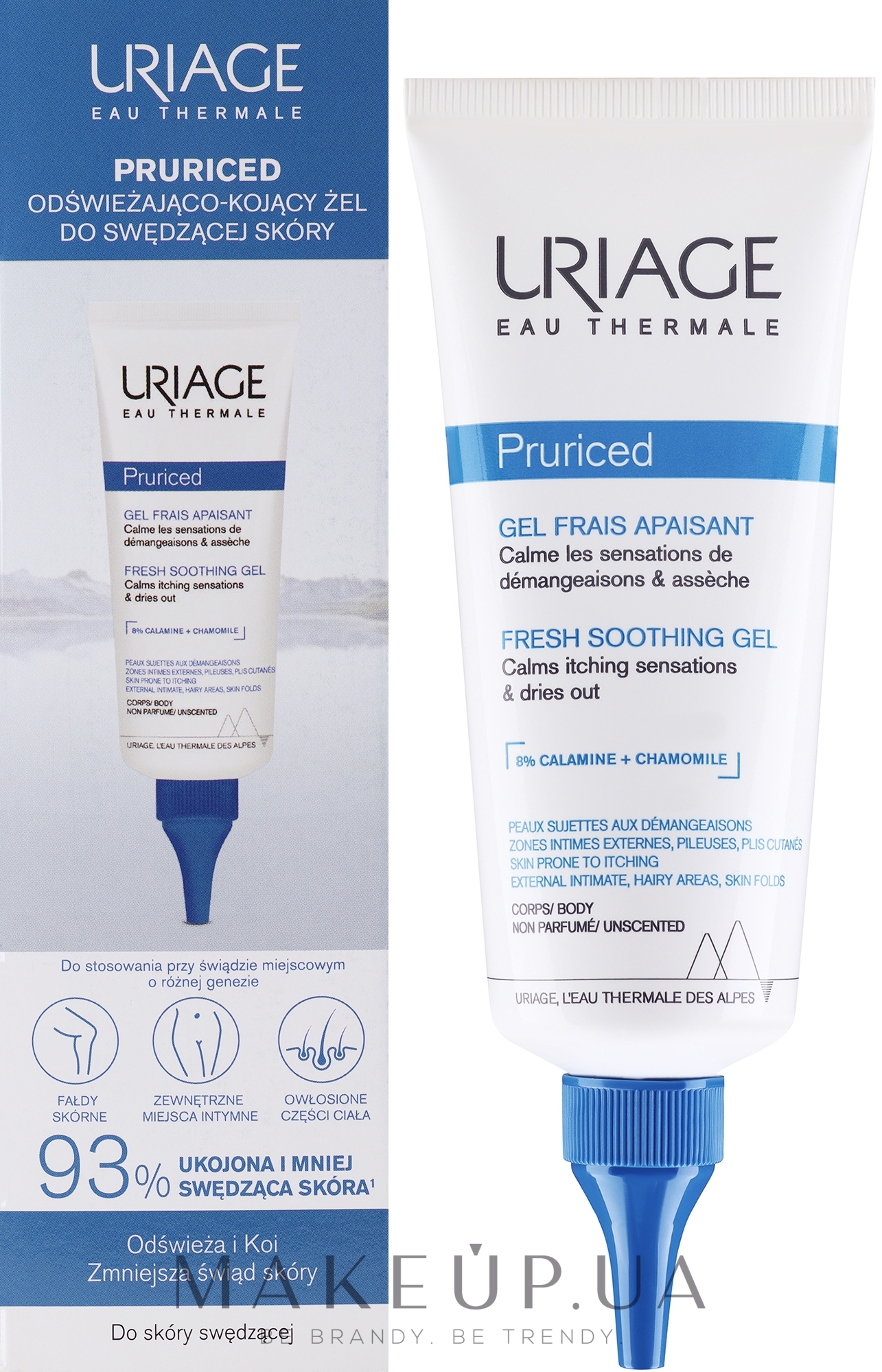 Успокаивающий гель - Uriage Eau Thermale Pruriced Gel Apaisant — фото 100ml